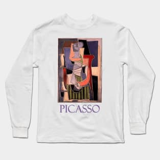 Woman Sitting in an Armchair (1920) by Pablo Picasso Long Sleeve T-Shirt